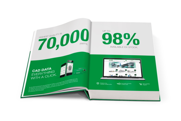 NAGYOBB, ZÖLDEBB, JOBB: újra itt norelem THE BIG GREEN BOOK katalógusa, a 2022 kiadás, több mint 70 000 gépépítő elemmel