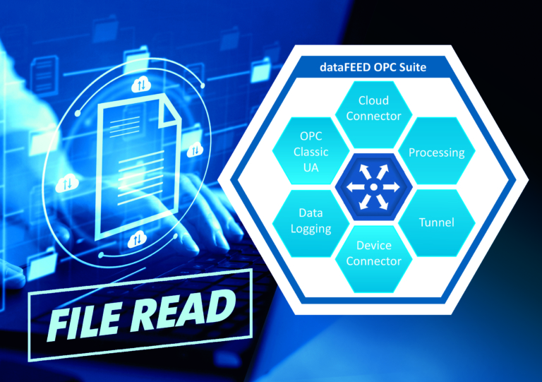 A Softing Industrial dataFEED OPC Suite Extended rendszere már a gyártási adatok XML-fájlokból való integrálását is támogatja