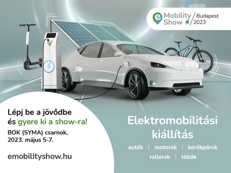 Elektromos autók, motorok, kerékpárok, rollerek és hajók: jön az e-Mobility Show Budapest!