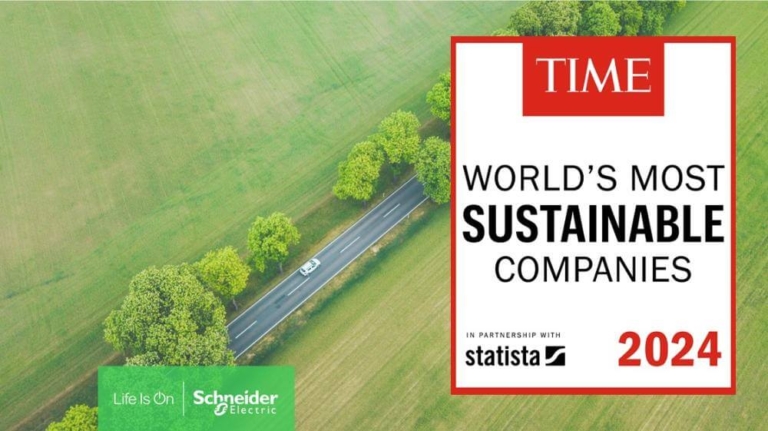 A Schneider Electric a világ legfenntarthatóbb vállalata a TIME szerint