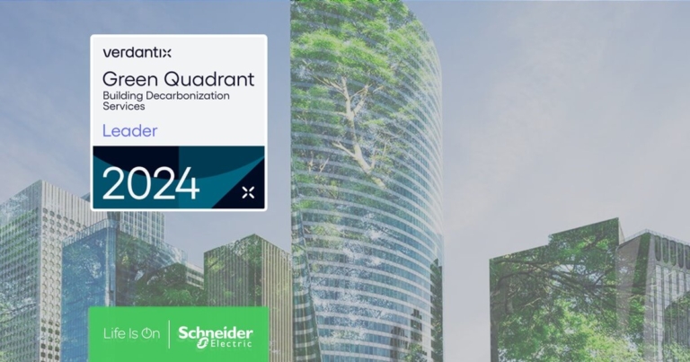 A legjobbak között a Schneider Electric az épületek dekarbonizációjának támogatásában